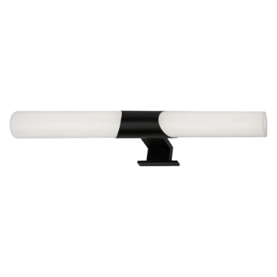 Immagine di BRILONER Apparecchio a LED per il bagno specchio, lampada specchio bagno, IP44, colore della luce bianco neutro, 12W, nero, 47 cm