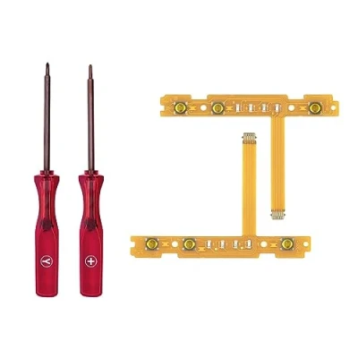 Immagine di Tolesum SL SR Pulsante di sincronizzazione cavo flessibile per interruttore NS joy Con,SL e nastro tasto compatibile con il controller Switch Con(Set)