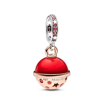 Immagine di PANDORA Moments Planet Mars Murano 782433C01 Ciondolo scintillante in Argento sterling con lega di metallo placcato oro rosa, compatibile e ME Braccialetti, Mehrfarbig, sterling,