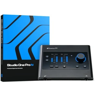 Immagine di PreSonus Quantum ES 2 Interfaccia Audio USB C, 2x2, 24 bit/192kHz con Preamplificatori MAX HD e Software Studio One+
