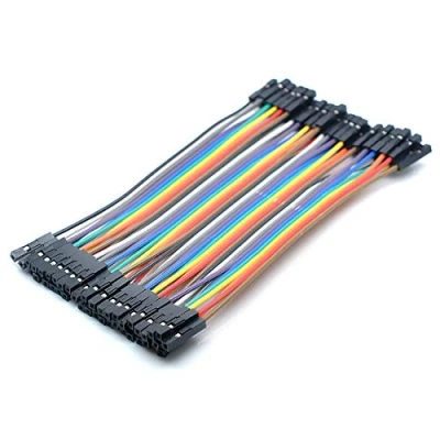 Immagine di Oiyagai 5 Set/200 Pezzi Cavo Ponticello Dupont 10 cm/3,9 Pollici Femmina a per Arduino Raspberry Pi Fai da Te