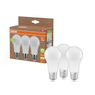 Immagine di OSRAM 4099854353529 Lampada riflettore a LED ERP F (A G) E27 14 W Bianco caldo 3 pz.