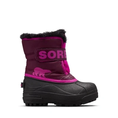 Immagine di Sorel Snow Commander Boot, Stivali Invernali, Unisex Bambini e ragazzi, Purple Dahlia/Groovy Pink 2024, 30 EU