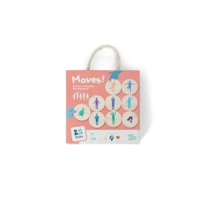 Immagine di BS Toys Moves Gioco di Movimento per Bambini Attività Ideale Esterni Adatto a dai 4 anni Feste Piastrelle Multicolore