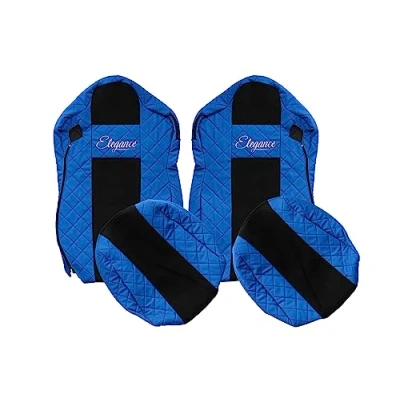 Immagine di F CORE Coprisedili camion compatibile per IVECO STRALIS S WAY 03.19 03.21 BLU