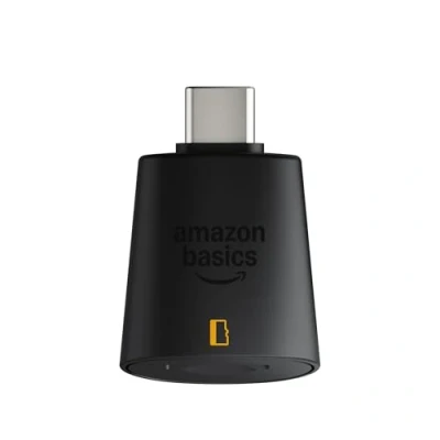 Immagine di Amazon Basics, Lettore di schede microSD con attacco USB C 3.0