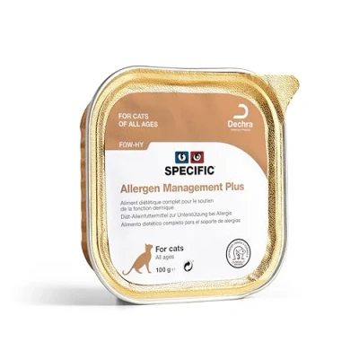 Immagine di SPECIFIC® Allergen Management Plus (FOW HY) 7x100 g Cibo umido ipoallergenico per gatti pluriallercici di tutte le età Contiene proteine idrolizzate DECHRA Veterinary Products