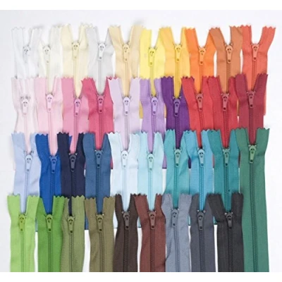 Immagine di Set di 39 cerniere in diversi colori, 18 cm