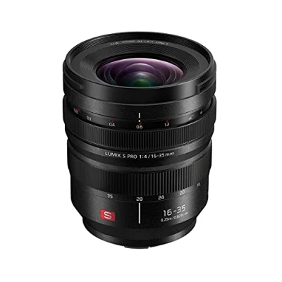 Immagine di Panasonic Lumix S R1635E Obiettivo Grandangolare 16 35mm F4, L Mount System, Design Robusto, Nero