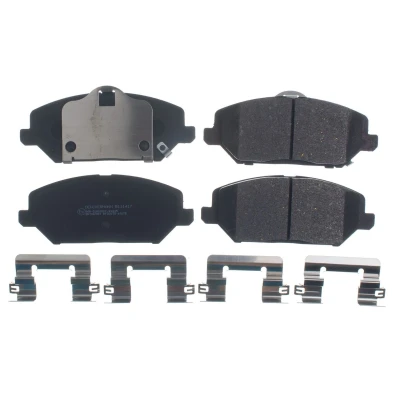Immagine di DENCKERMANN B111417 Kit pastiglie freno Assale anteriore con segnalatore acustico usura KIA: Ceed III Hatchback, XCeed, Proceed