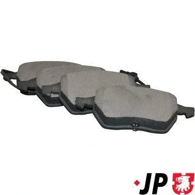 Immagine di JP GROUP 1163602510 Kit pastiglie freno Assale anteriore con segnalatore usura integrato AUDI: A4 B7 Avant, A6 C6 B6 Avant