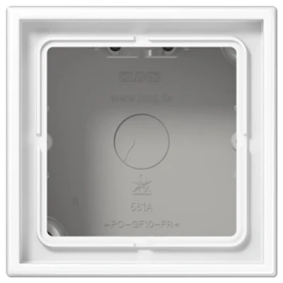 Immagine di Jung LS581AWW, Scatola sporgente, 1 modulo