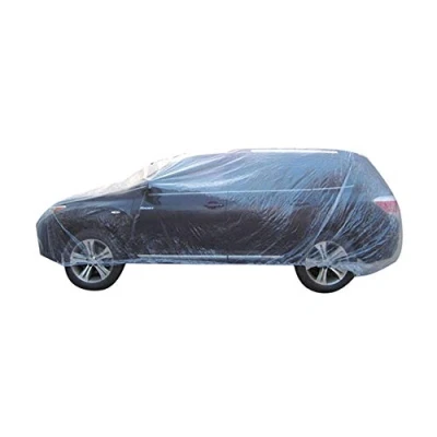 Immagine di Mintice Monouso Plastica Trasparente USA e Getta Universale Copriauto Pioggia Antipolvere Copertura Garage Impermeabile Deposito Temporaneo 4.8mx7.5m