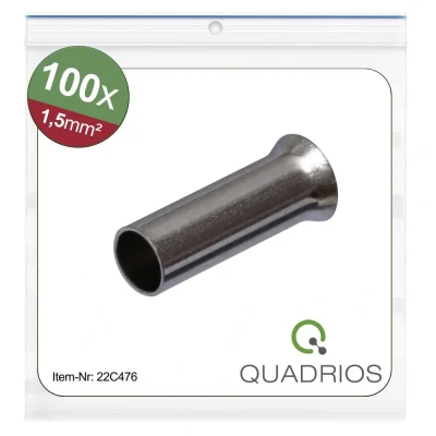 Immagine di Quadrios 22C476 Capocorda 1.5 mm² Non isolato 100 pz.