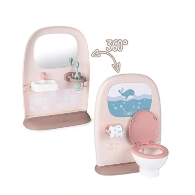 Immagine di Smoby Baby Nurse Toilet, +3 Anni, 2 in Uno, WC e lavabo, Bambola Non Inclusa