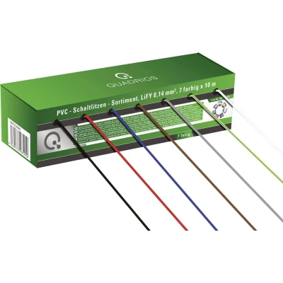 Immagine di Quadrios 19011CA084 Cavo per cablaggi LiFY 1 x 0.14 mm² Blu, Marrone, Verde, Giallo, Grigio, Rosso, Nero, Bianco 70 m