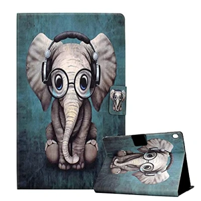 Immagine di CXTcase Custodia per Lenovo Tab M10 10.1 2019 TB X505L/TB X505F/TB X605L/TB X605F, Ultra Slim PU Smart Intelligente Tablet Cover M10, Protettiva 2019,Elefante