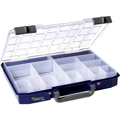 Immagine di raaco CarryLite 55 4x8 16 Universale Valigetta per minuteria (L x L A) 337 278 57 mm Scomparti: Contenuto 1 pz.