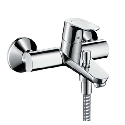 Immagine di hansgrohe Focus Rubinetto per vasca da bagno esterno 2 utenze, Miscelatore monocomando vasca, cromo, 31940000