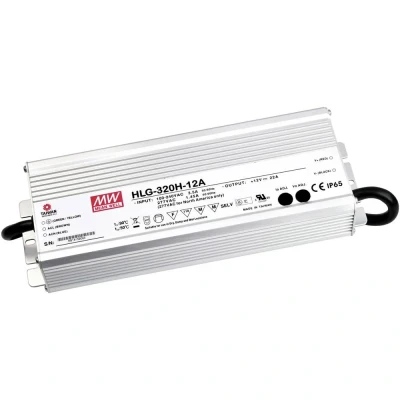 Immagine di Mean Well HLG 320H 54A Driver per LED, Trasformatore LED Tensione costante, Corrente costante 321 W 5.95 A 54 V/DC Circuito PFC, Protezione sovraccarico,