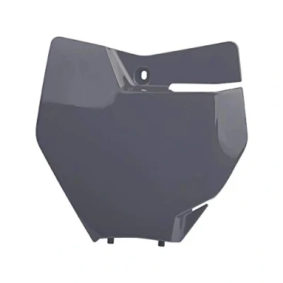 Immagine di Polisport 8664900007 Tabella portanumero Replica OEM Realizzata in plastica Lucida Resistente e Durevole Compatibile con Le Moto KTM Colore Nardo Grigio