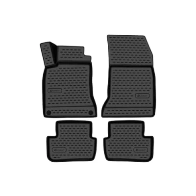 Immagine di Element tappetini in Gomma 3D Premium su Misura Adatti per Mercedes Benz GLA klasse, MK 1 (I), 2015 &gt;, Fuoristrada 5 Porte, 4 Pezzi.