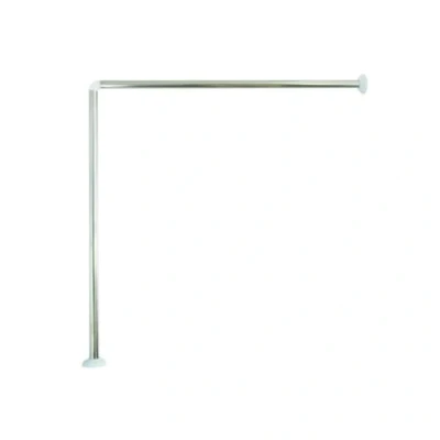 Immagine di MSV 140100 Asta Doccia di Angolo Acciaio Inossidabile Argento 80 x 2,5 cm