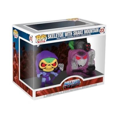 Immagine di Funko Pop! Town: Masters Of The Universe Snake Mountain With Skeletor I Dominatori Dell&#039;universo Figura in Vinile da Collezione Idea Regalo Merchandising Ufficiale TV Fans
