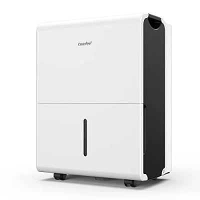 Immagine di COMFEE&#039; Deumidificatore 30L/giorno,Deumidificatore casa muffa adatto fino a 80㎡/180m3,Tanica da 3L,Ruote Piroettanti,Modalità Asciugatuta,Ridotta Rumorosità,MDDP 30DEN7