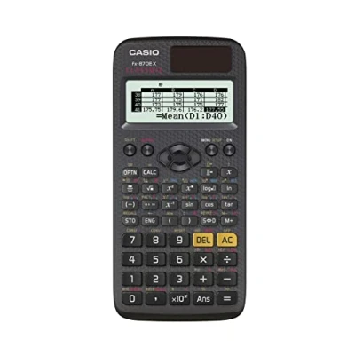 Immagine di Casio FX 87DEX Calcolatrice tecnica scientifica Nero Display (cifre): 16 A energia solare, batteria (L x P) 77 11 166 mm