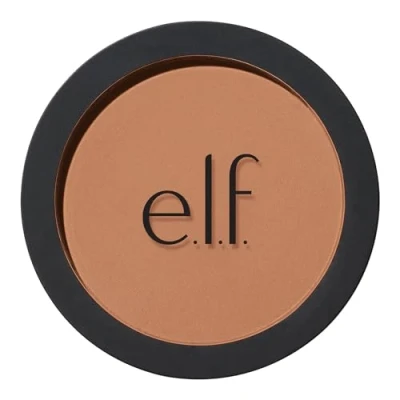 Immagine di e.l.f. Primer Infused Bronzer, per un make up a lunga tenuta che aderisce alla pelle, leggero e modulabile, applicazione facile uniforme, prodotto vegano non testato sugli animali, Fresh Tan