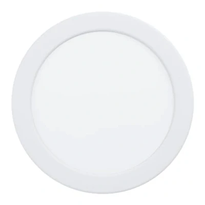 Immagine di EGLO Alange Faretto da incasso a LED, plafoniera rotonda, lampada soffitto in metallo e plastica, colore: bianco, colore luce: bianco caldo, diametro 16,6 cm