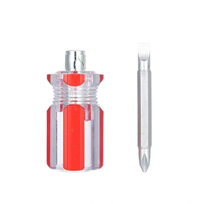 Immagine di BE TOOL Mini cacciavite a doppio uso, reversibile piccolo strumento manuale tozzo per la riparazione o manutenzione di macchine elettroniche, cucire (tipo B)