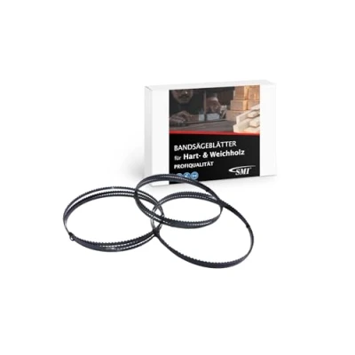 Immagine di SMI Set di 3 lame per sega a nastro legno 1400 x 6 0,65 mm, denti Scheppach HBS30