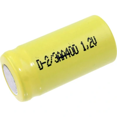 Immagine di Mexcel D 2/3AA400 Batteria ricaricabile speciale 2/3 AA Flat Top NiCd 1.2 V 400 mAh