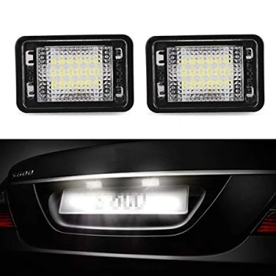 Immagine di GOFORJUMP 2 pz per M/ERCEDES B/Enz GLK X204 Canbus Error Free LED Luce Targa Bianca 12V Numero di Benz Accessori