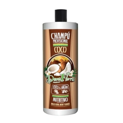 Immagine di DONA FLORA Shampoo Nutriente al Cocco e Argan Nutrizione Intensa Idratazione Profonda Forza Lucentezza Riparazione dei Danni Formula Delicata Naturale 1000 ml