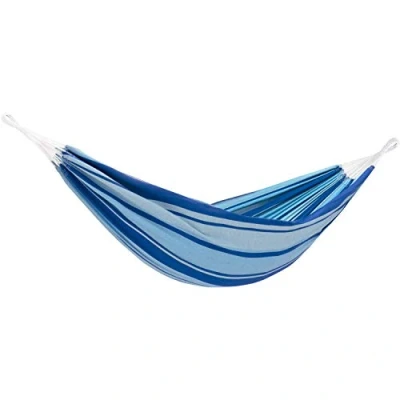 Immagine di Vivere Europe B.V Cotton Double Brazilian Hammock, Amaca Brasiliana Doppia in Cotone, Island Breeze, Isola Brezza