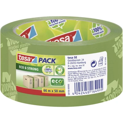 Immagine di tesa ECO &amp; STRONG 58156 00000 00 Nastro da imballo tesapack® Verde (L x L) 66 m 50 mm 1 pz.