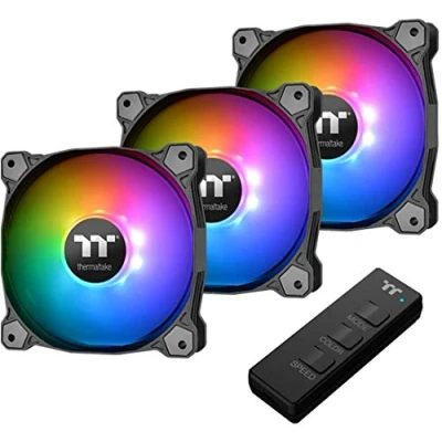 Immagine di THERMALTAKE SET 3PZ VENTOLE PERCASE ARGB TT PREMIUM CL F079 PL12SW A