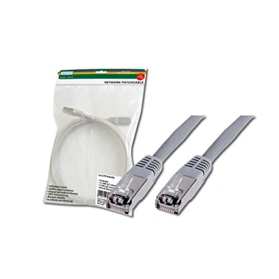 Immagine di Digitus DK 1531 150 RJ45 cavo di rete, patch CAT 5e SF/UTP 15.00 m Grigio coppie intrecciate 1 pz.