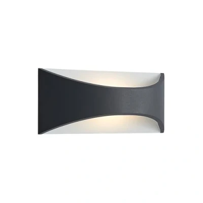 Immagine di applique LED da esterni &#039;Mathea&#039; (Moderno) colore Nero, in Alluminio (1 luce, lampadina inclusa) di Lindby applique, lampada esterni, outdoor per