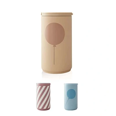 Immagine di Design Letters Tazza per bambini di paglia da caffè a prova perdita Senza BPA mug bambino tazze colazione 350ml Sippy cup Novità Coppa del mattino Tè Latte Bicchiere goccia