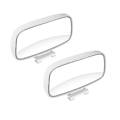 Immagine di Esenlong Specchio Retrovisore Regolabile Grandangolare con Rotazione Dello Cieco per Auto Universale 1Pc Nero (2bianca)