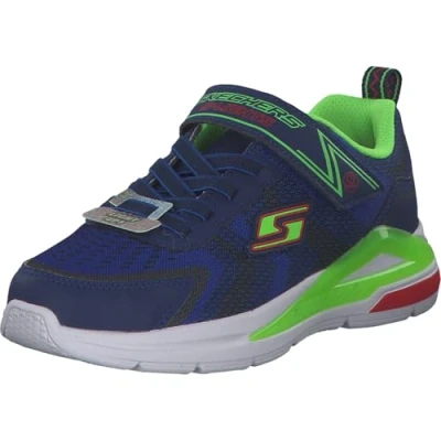 Immagine di Skechers 401660l Nvlm, Sneaker Bambini e ragazzi, Navy Textile Lime Red Trim, 28.5 EU