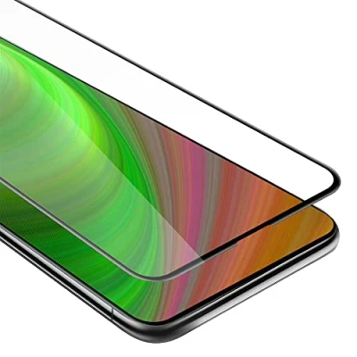 Immagine di Cadorabo Pellicola Protettiva copertura completa compatibile con Honor 9X in TRASPARENTE NERO Vetro di protezione del display (Tempered) durezza 9H compatibilità 3D touch