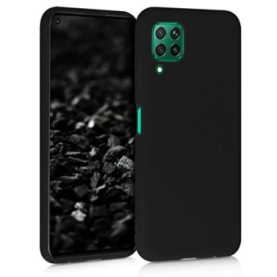 Immagine di kwmobile Custodia Compatibile con Huawei P40 Lite Cover Back Case per Smartphone in Silicone TPU Protezione Gommata nero