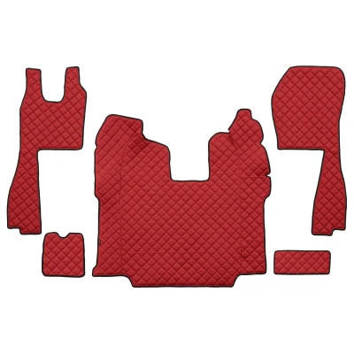 Immagine di F CORE FL10 RED Set tappetino Finta pelle anteriore 5 Rosso
