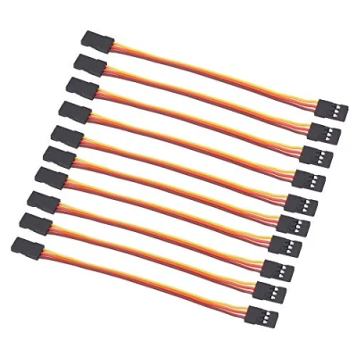 Immagine di OliRC 10 Pezzi Maschio a cm servo Estensione condurre Filo 26awg 30cores Cavo per KK MWC Eagle Controllo Scheda(C58 10)