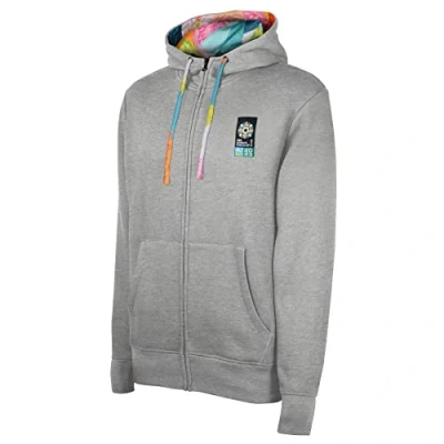 Immagine di FIFA Felpa con Cappuccio Unisex Ufficiale 2023 da Donna, e Cerniera, Colore Grigio mélange (Confezione 1)